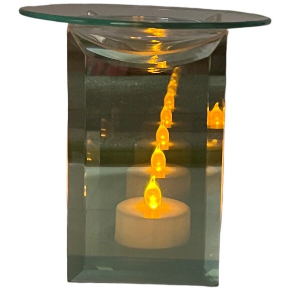 PartyLite Infinite Reflections Aroma Melts Warmer Candle Heat Decor Mirror P9226 - Picture 7 of 16